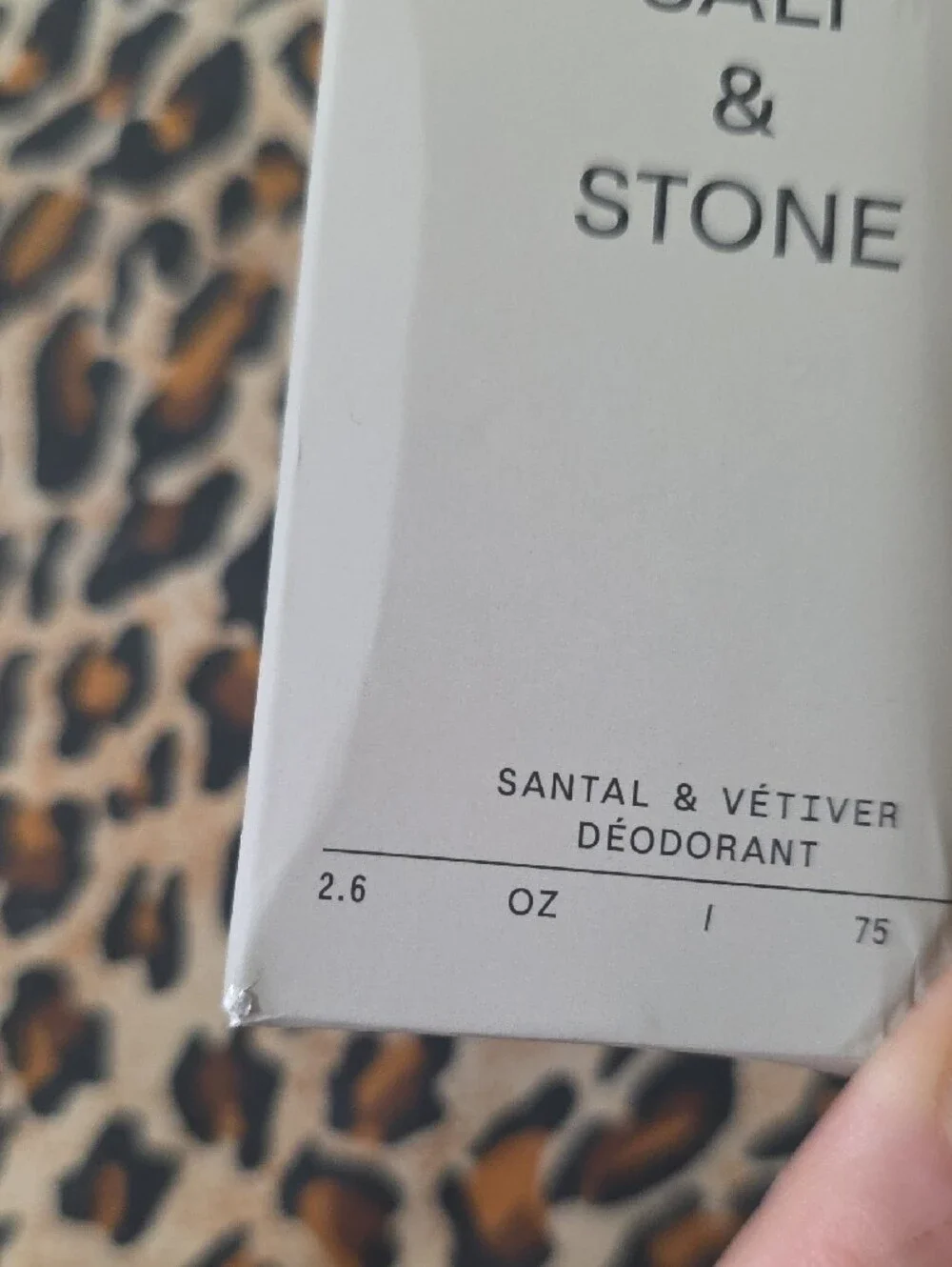 Santal & Vetiver Salt & Stone Deodorant
